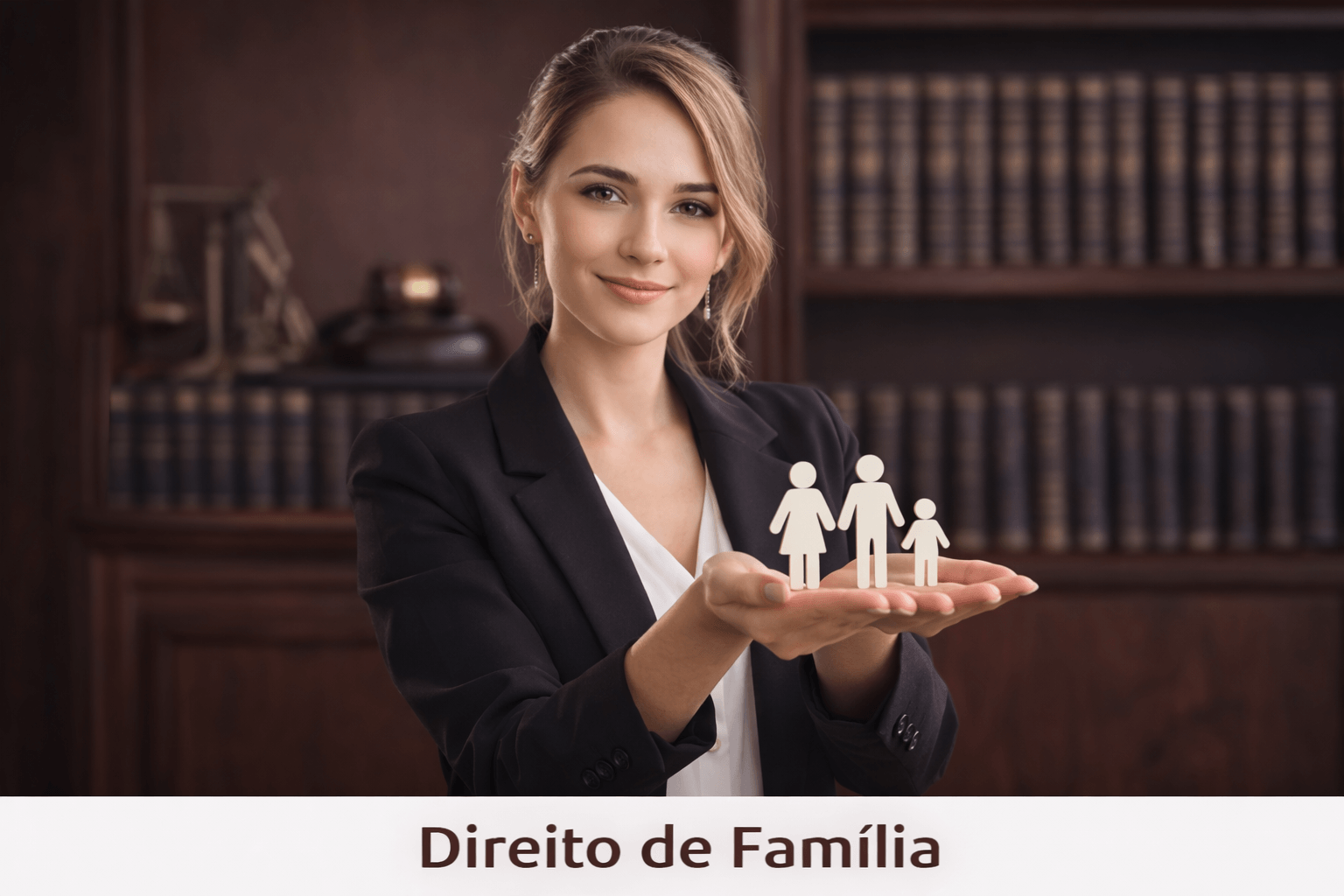 Advogada em atendimento voltado ao Direito de Família